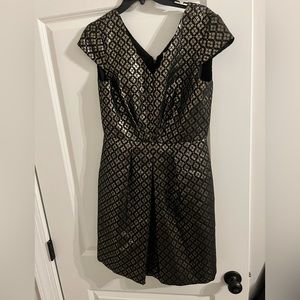 Black and Gold Dress